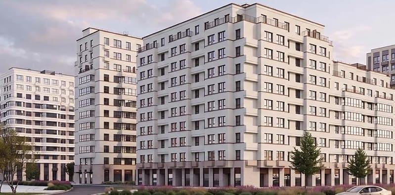 Вид на ЖК Рублёвские дворы